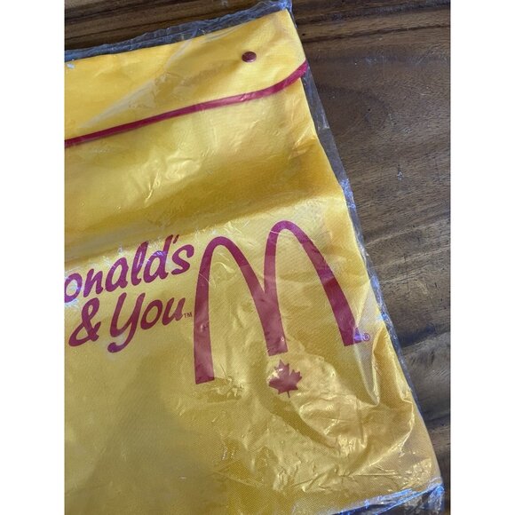 Vintage McDonald's & You Canadian Children's Backpack Knapsack NEW - Picture 9 of 9